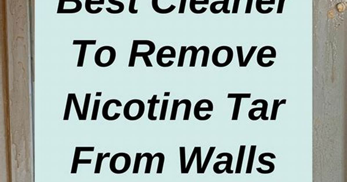 Home Remedies for Cleaning Tar Nicotine Stains off of Window