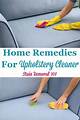 Home Remedy for Upholstery Cleaner