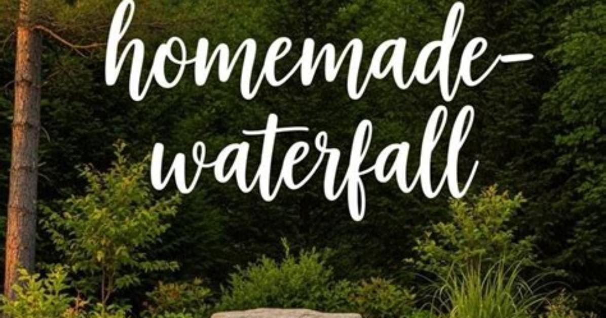 Homemade Waterfall Weir | Homesteady