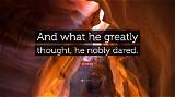 Homer: 'And What He Greatly Thought, He Nobly Dared.'