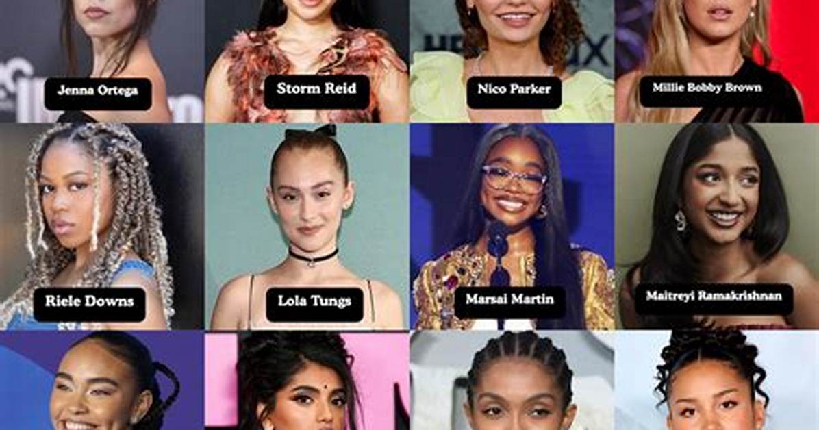 Hot Young Female Celebrities