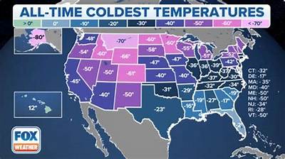 Hottest and Coldest Temperatures Ever in Washington Dc on December 31