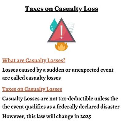 How Are Casualty Losses Treated?