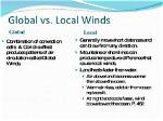 How Are Global Winds and Local Winds Different