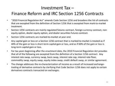 How Are Section 1256 Contracts Taxed?