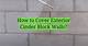 How Can I Cover a Cinder Block Wall?