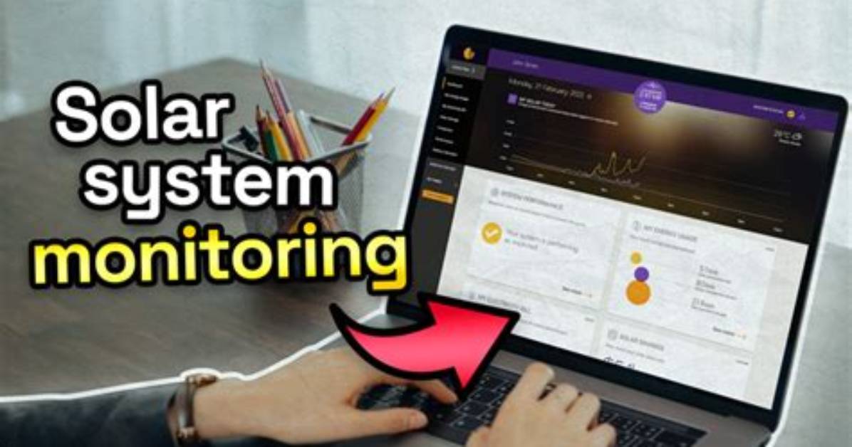 How Can I Monitor My Solar System?
