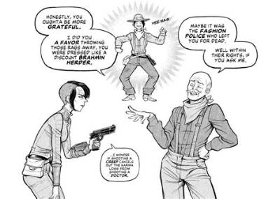 How Did Doc Mitchell Save the Courier?