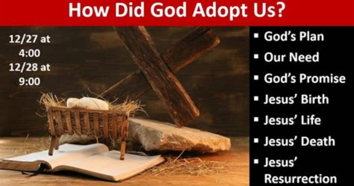 How Did God Adopt Us?