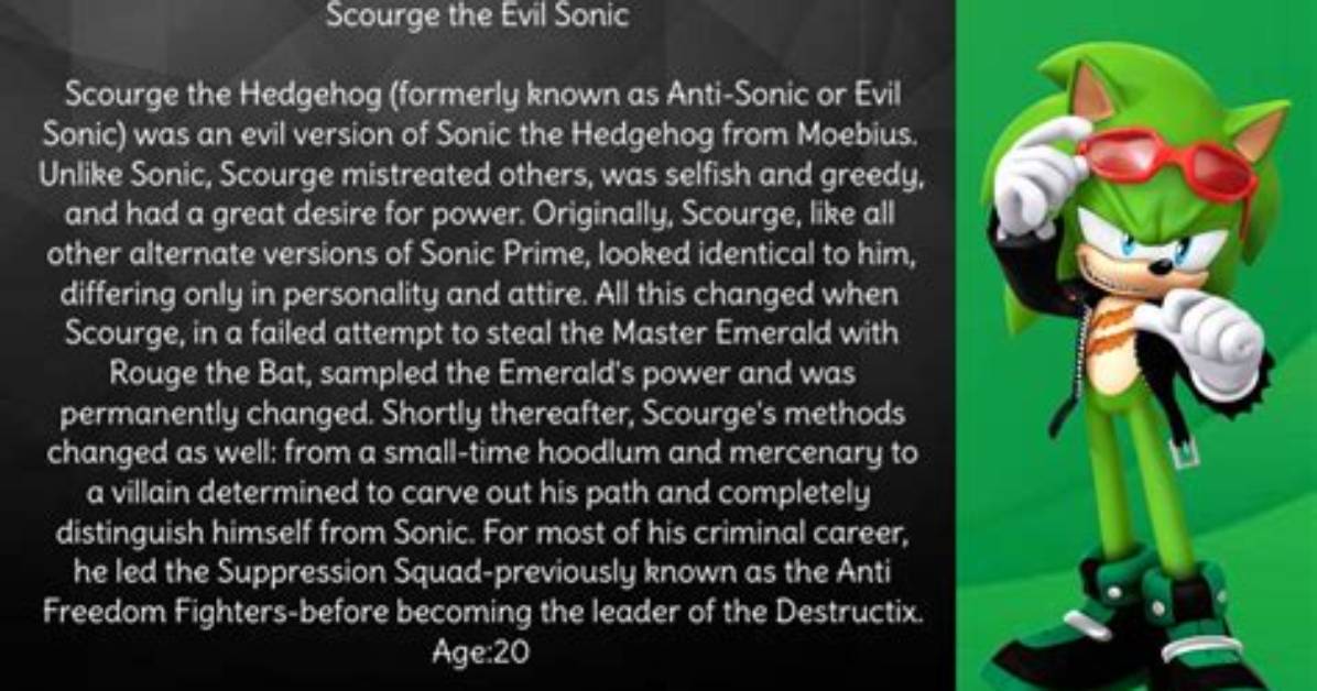 How Did Sonic Get Evil?