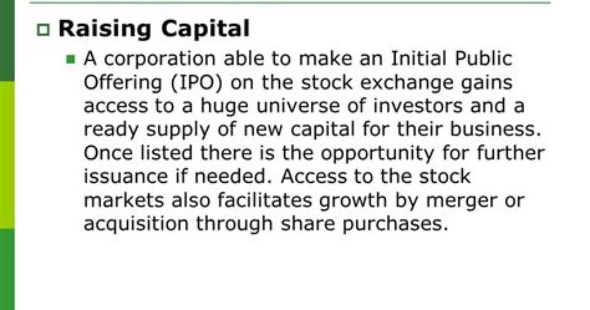 How Do Corporations Benefit from Selling Stock?