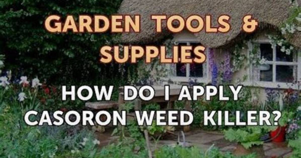 How Do I Apply Casoron Weed