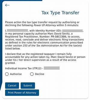 How Do I Authorise a Tax Transfer?