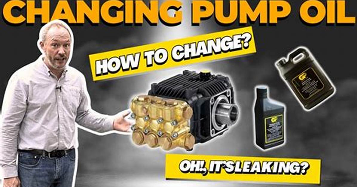 How Do I Change the Pump Oil on a Briggs Stratton Pressure