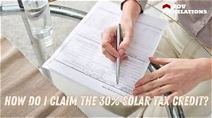 How Do I Claim My Solar Tax Credit on Turbotax?