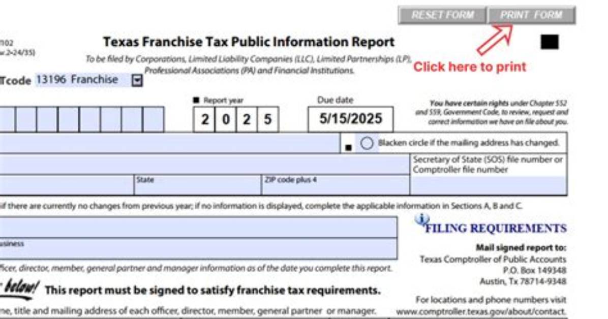 How Do I Contact Texas Franchise Tax?