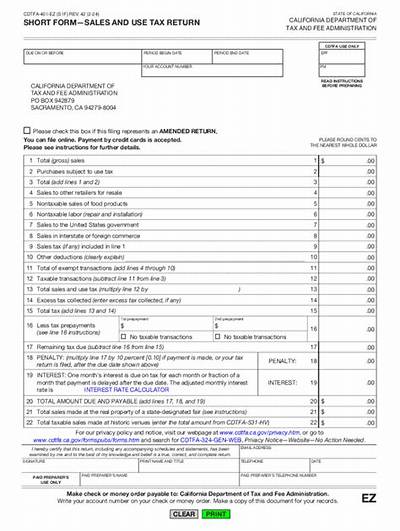 How Do I File a Cdtfa Return?