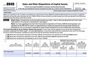 How Do I Fill out Form 8949 for Sale of House?