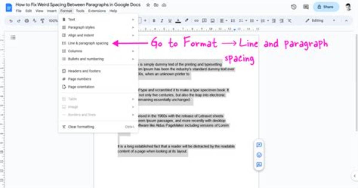 How Do I Fix Weird Line Spacing in Word?