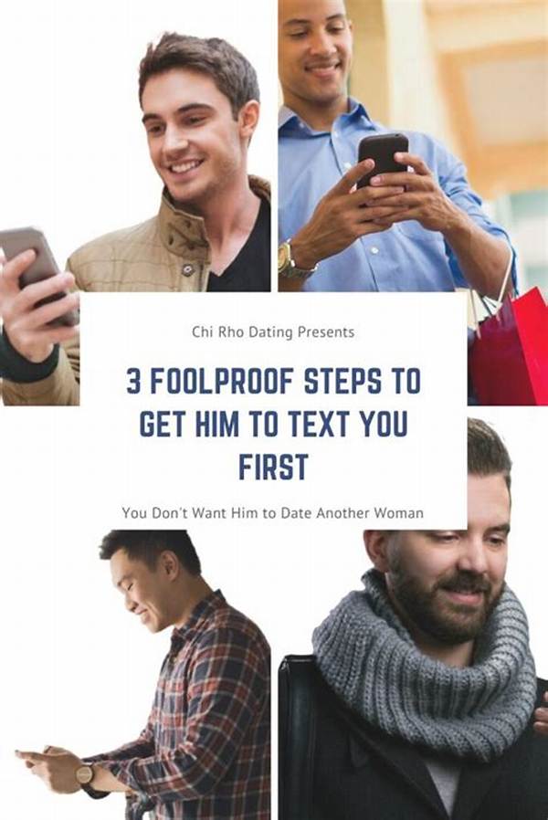 How Do I Get Him to Text Me First?