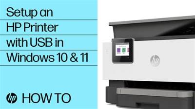 How Do I Install a Usb Printer?