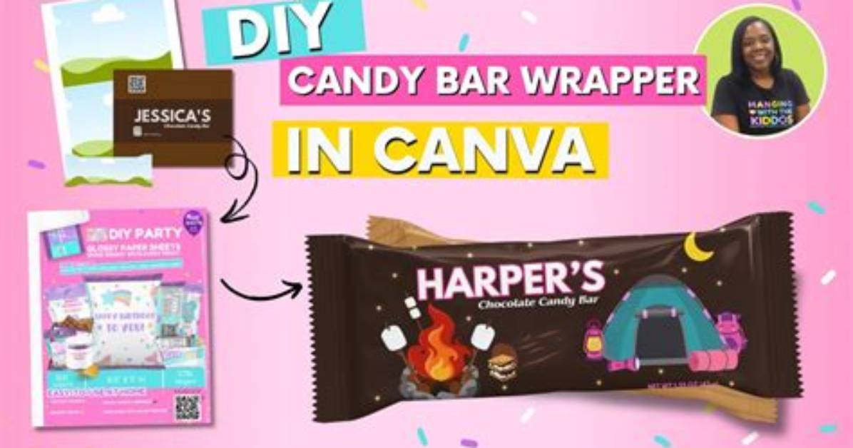How Do I Make Personalized Candy Wrappers to Print From