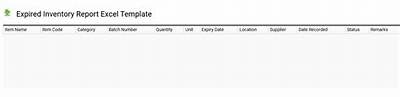 How Do I Report Expired Inventory?