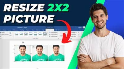 How Do I Resize an Image 2X2 in Word?
