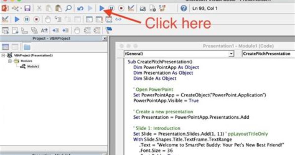 How Do I Run Code in Powerpoint?