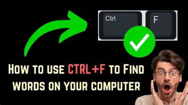 How Do I Search Without Ctrl F?
