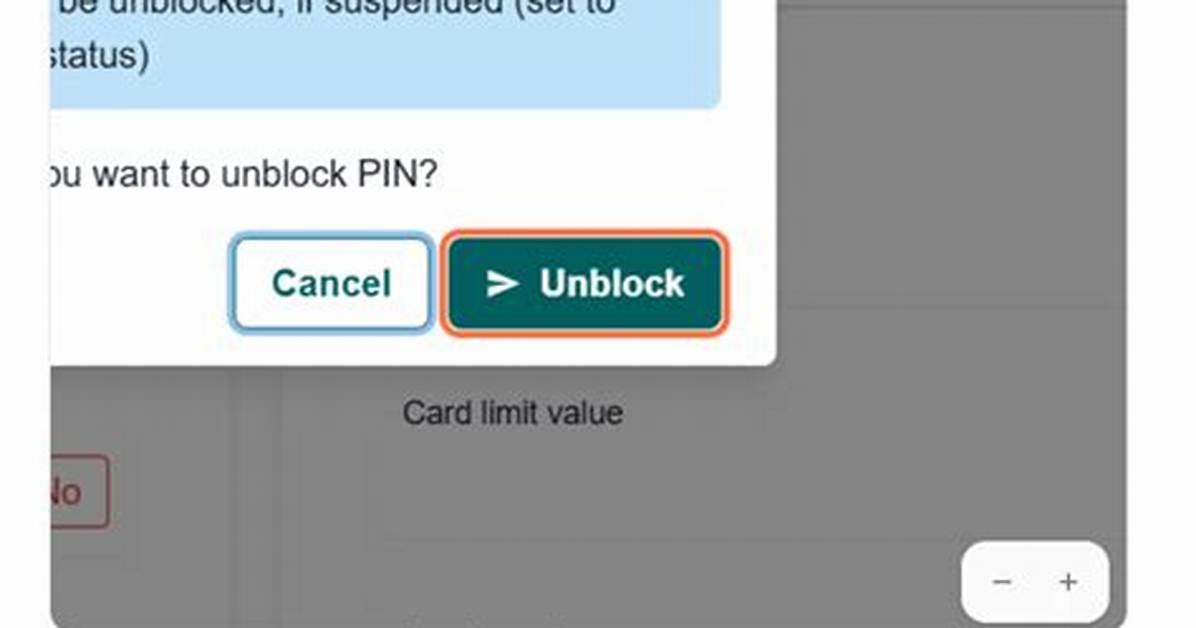 How Do I Unblock Pin?