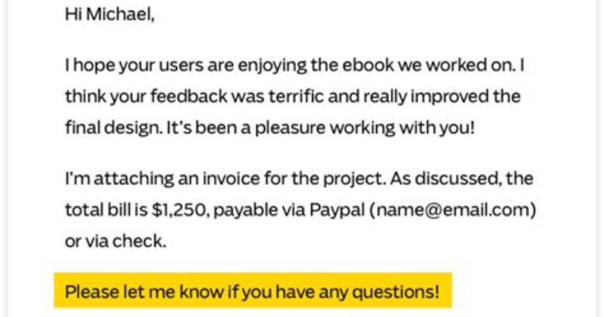 How Do You Ask for a Payment Made?