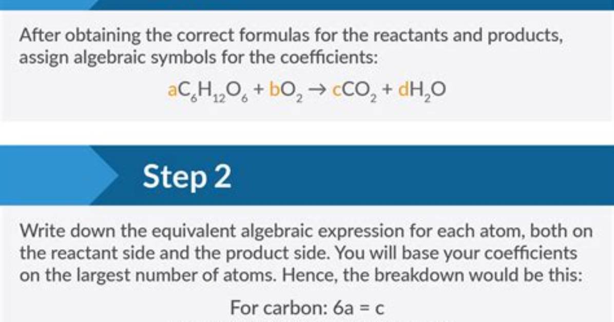 How Do You Balance a Formula?