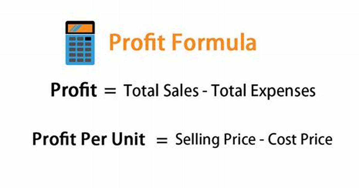How Do You Calculate Profit from Selling?