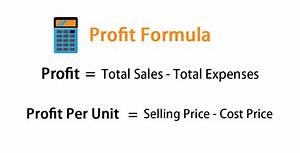 How Do You Calculate Profit from Selling?