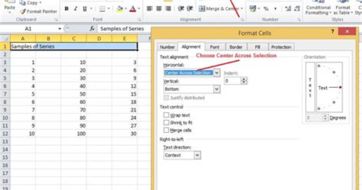 How Do You Center Text in Excel Without Merging Cells?