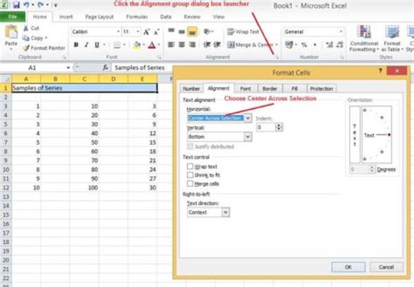 How Do You Center Text in Excel Without Merging Cells?