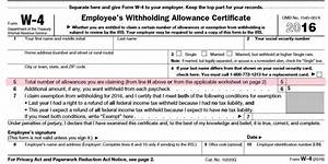 How Do You Change Exemptions on W4 2021?