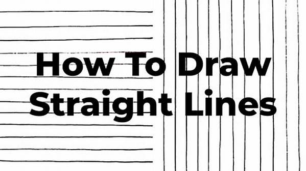 How Do You Draw a Straight Line?