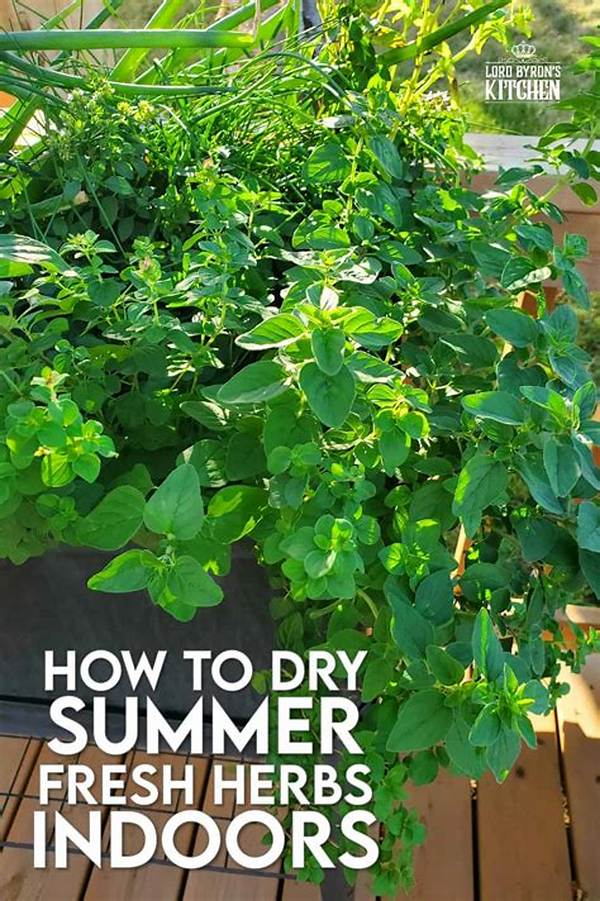 How Do You Dry Fresh Herbs Indoors?