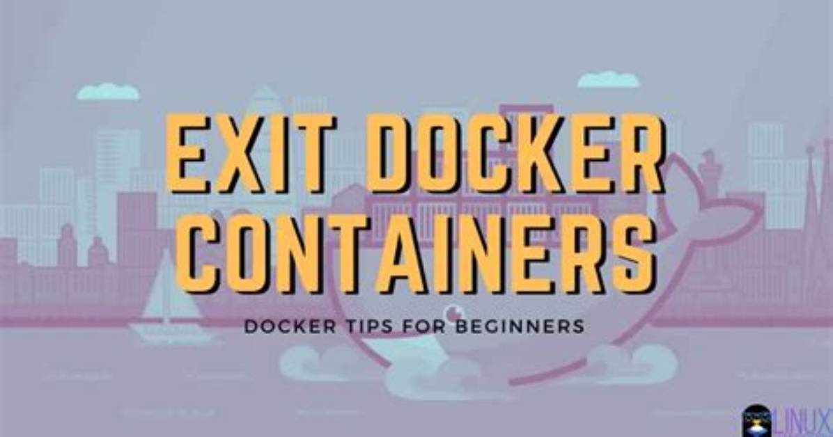 How Do You Exit a Container Keeping It Running in Background?