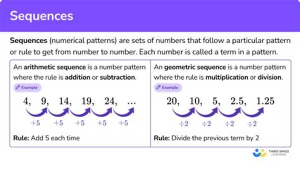 How Do You Find the Sequence of Numbers?
