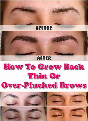 How Do You Fix Too Thin Eyebrows?
