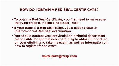 How Do You Get Red Seal Certified?