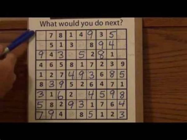 How Do You Get Unstuck in Sudoku?