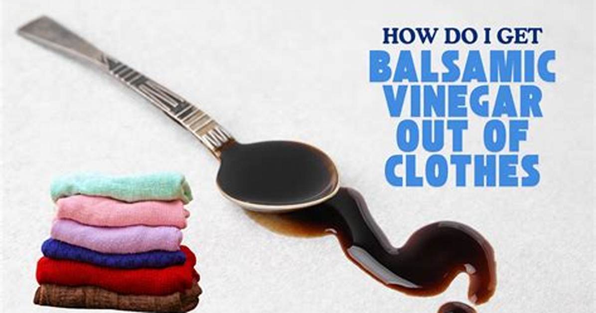 How Do You Get Vinegar out of Clothing?