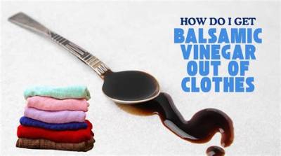 How Do You Get Vinegar out of Clothing?