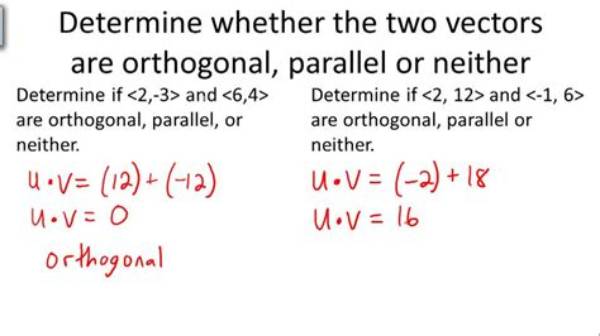 How Do You Know If Two Vectors Are Orthogonal Quizizz?