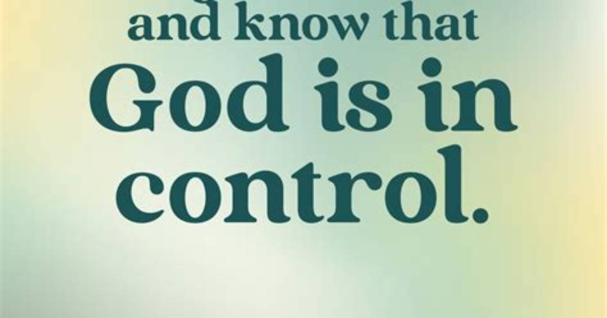How Do You Let God Take Control of Your Life?