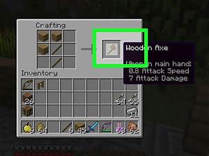 How Do You Make a Axe in Minecraft